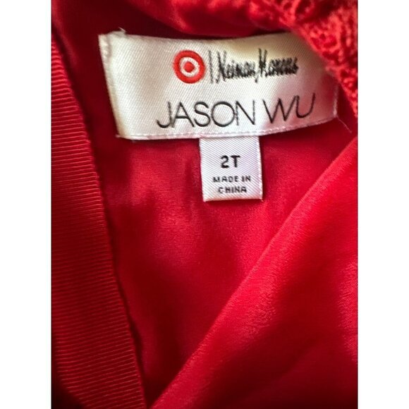 Neiman Marcus Jason Wu Red Girls Dress Size 2T Christmas Holiday - Picture 3 of 8